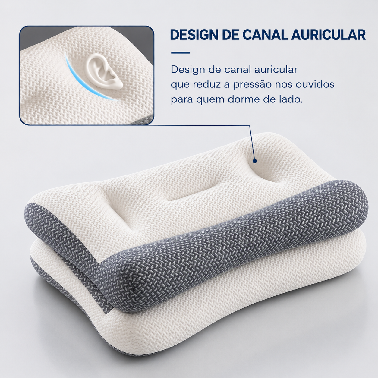 Viora SleepCloud™ | Almofada Ergonómica Antiestresse