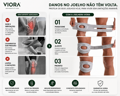 Viora KneeGuard Pro™ | Joelheira Estabilizadora