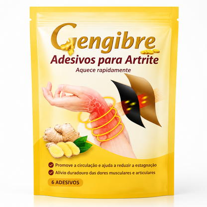 Viora GingerPatch™ | Adesivos Naturais para Alívio Muscular e Articular