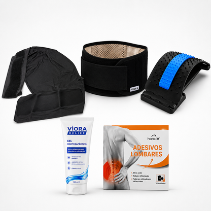 Sistema Viora BackCare™ - Sistema completo para recuperação, suporte e mobilidade da região lombar.