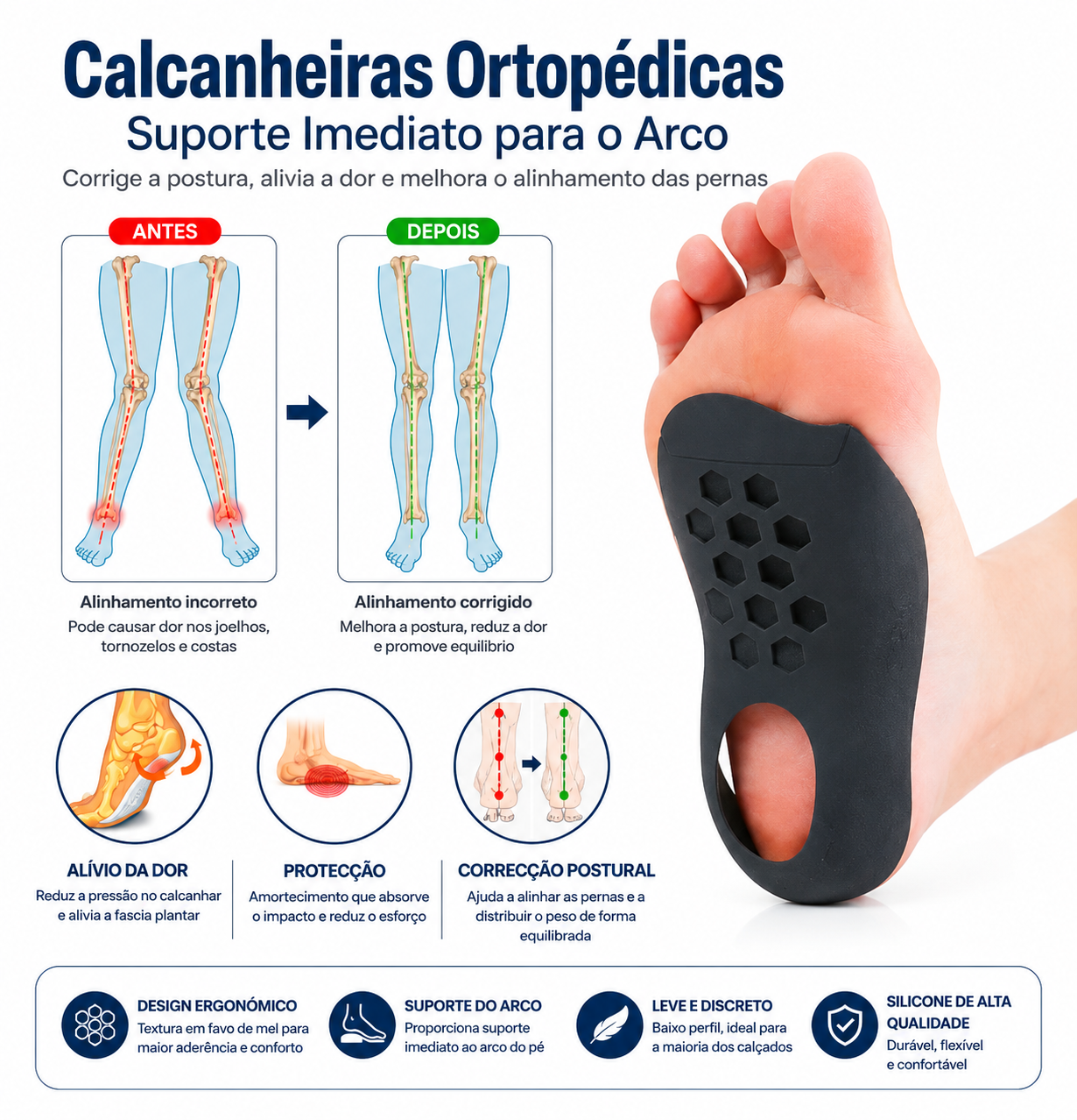 Calcanheiras Ortopédicas VIORA Mov