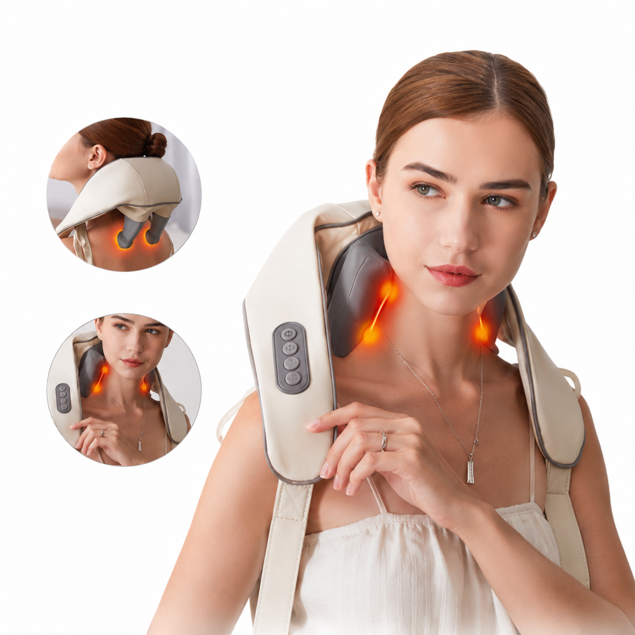 Viora NeckRelax™ | Massageador 5D para Pescoço e Ombros