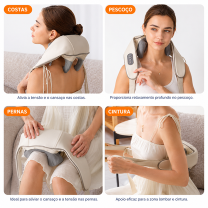 Viora NeckRelax™ | Massageador 5D para Pescoço e Ombros
