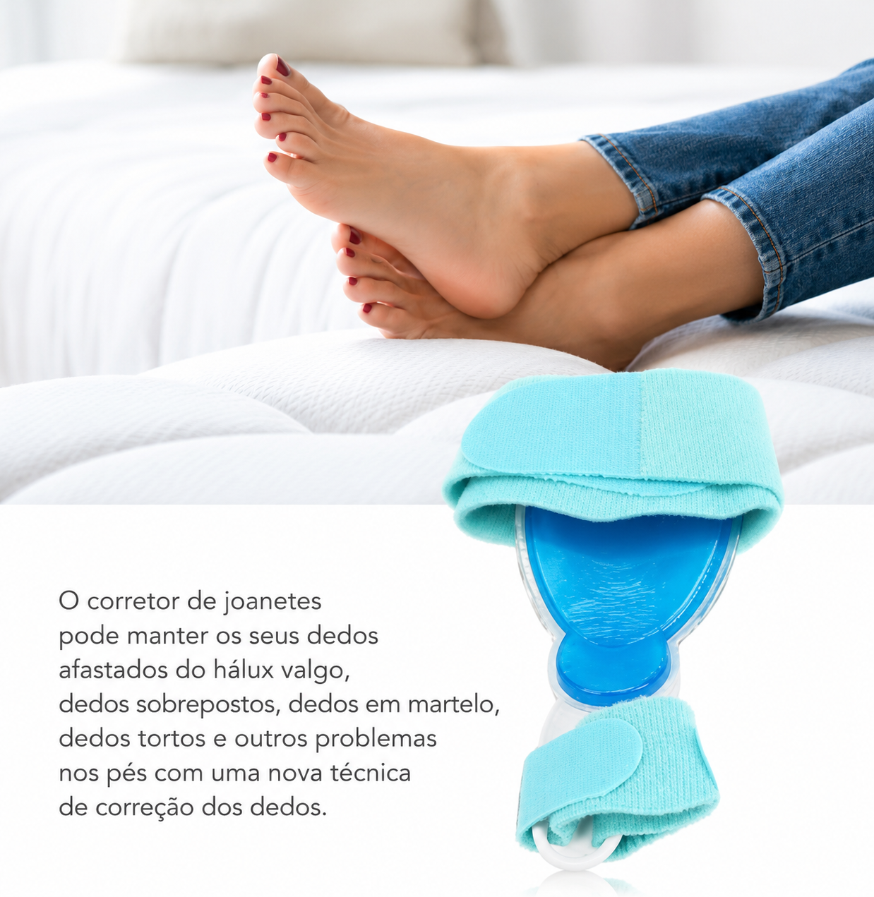 Viora BunionAlign™ | Corretor Ajustável para Joanetes