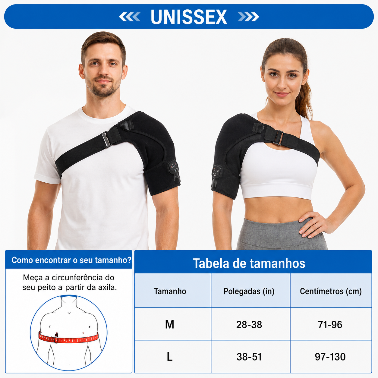 Viora HeatShoulder™ | Almofada Térmica para Ombros