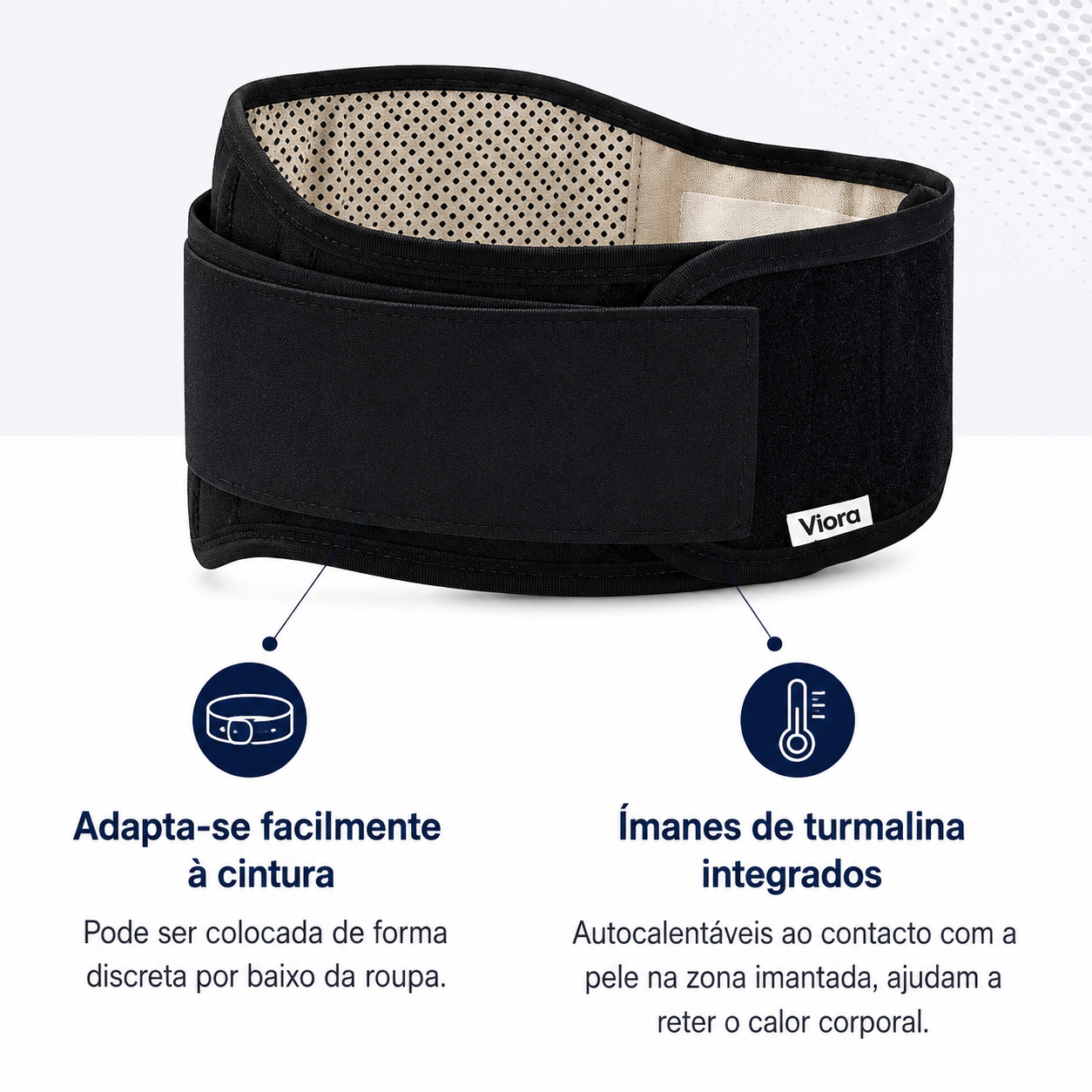 Viora SpineGuard™ | Corretor Postural com Suporte Lombar
