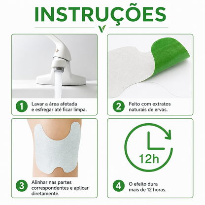 Pensos de Alívio para o Joelho VIORA Relief