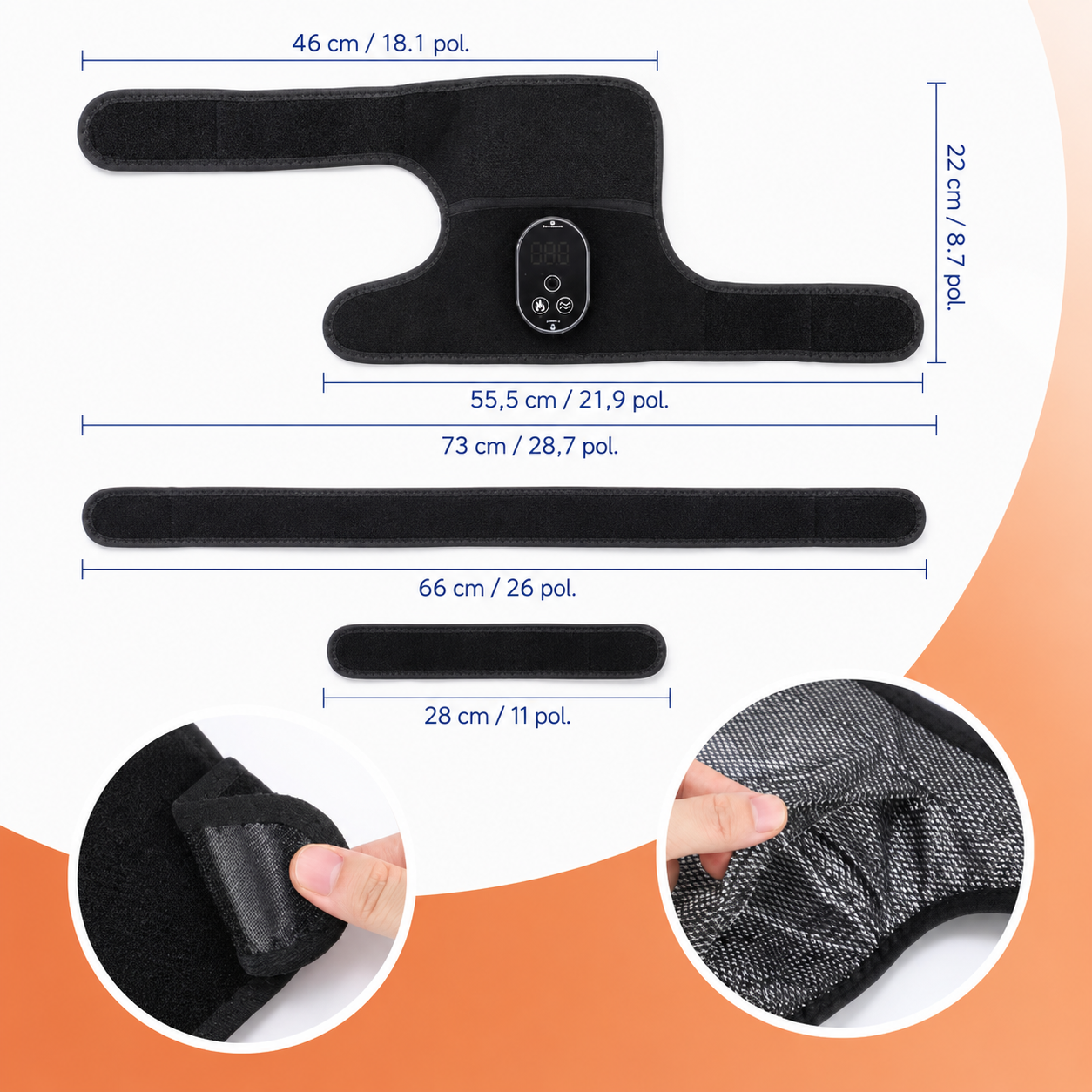 Joelheira de Massagem Térmica VIORA Thermo
